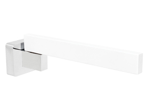 Martini Swivel Bath Spout Matte White & Chrome