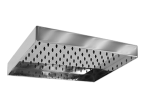 Martini Shower Rose with Shroud Chrome