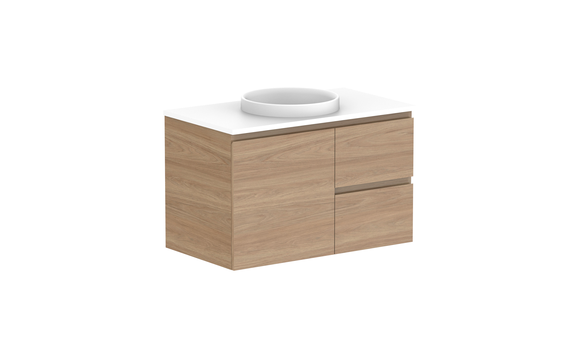 Glacier Door & Drawer, 900 Twin, Wall Hung