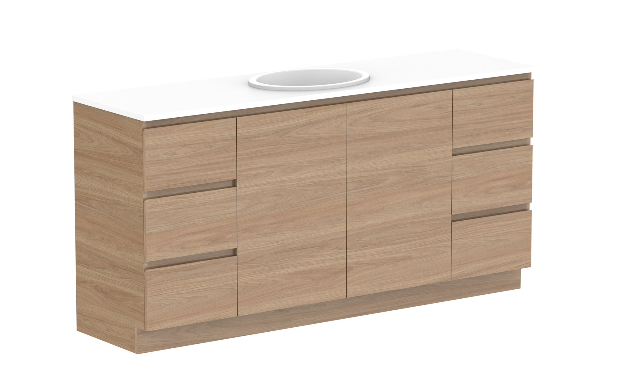 Glacier Door & Drawer, 1800 Trio, Floor Mount