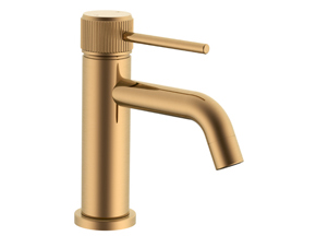 Soul Groove Basin Mixer Brushed Brass