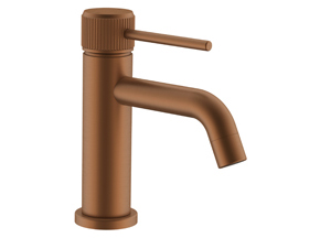 Soul Groove Basin Mixer Brushed Copper
