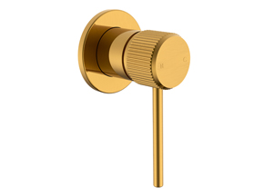 Soul Groove Wall Mixer Brushed Brass