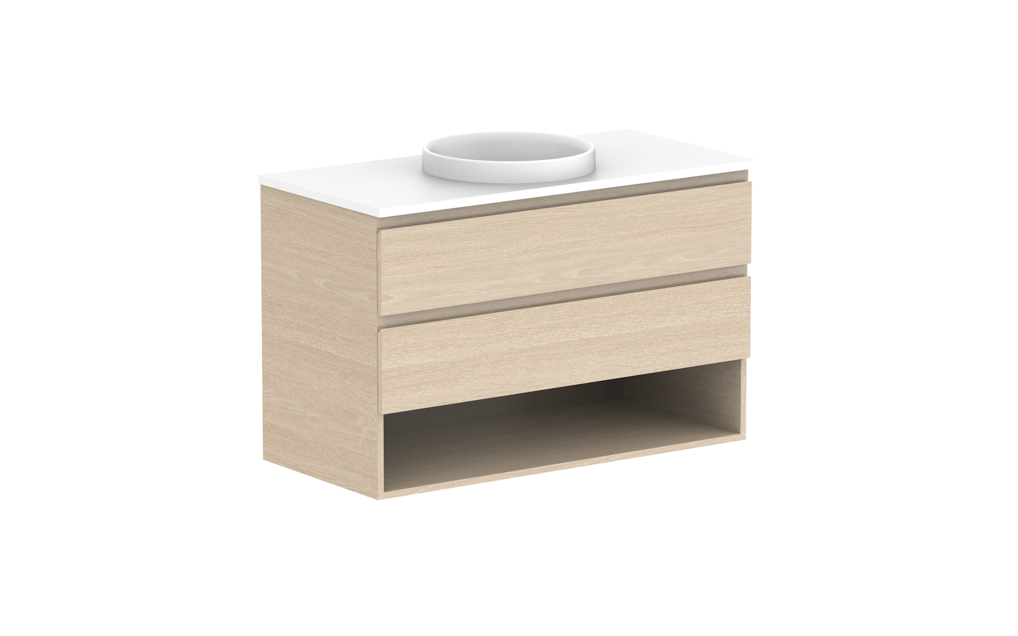 Glacier Shelf, 1050 Twin, Wall Hung