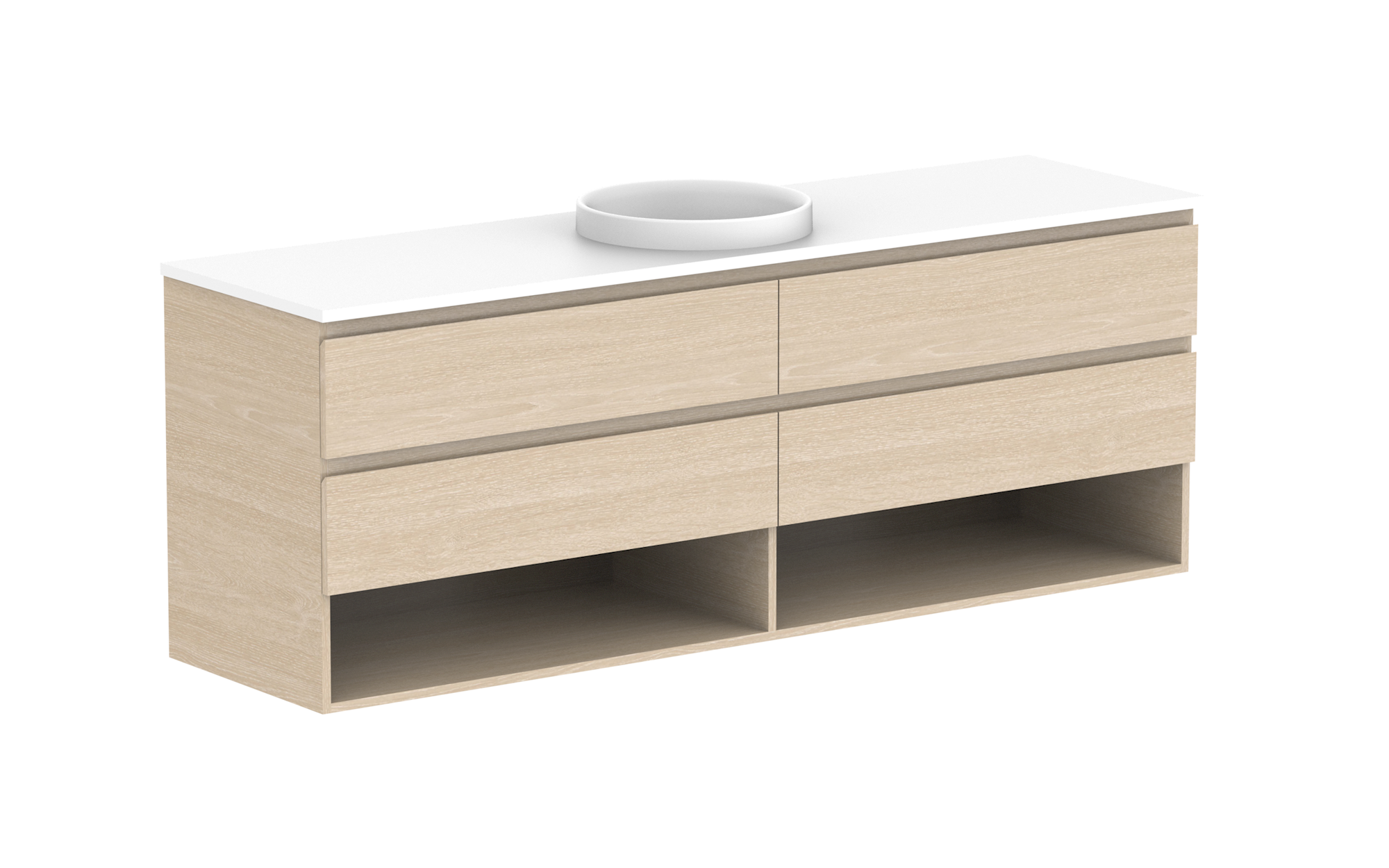 Glacier Shelf, 1800 Twin, Wall Hung