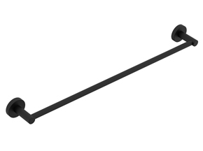 Soul Single Towel Rail 600mm Matte Black