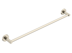 Soul Single Towel Rail 600mm Brushed Nickel