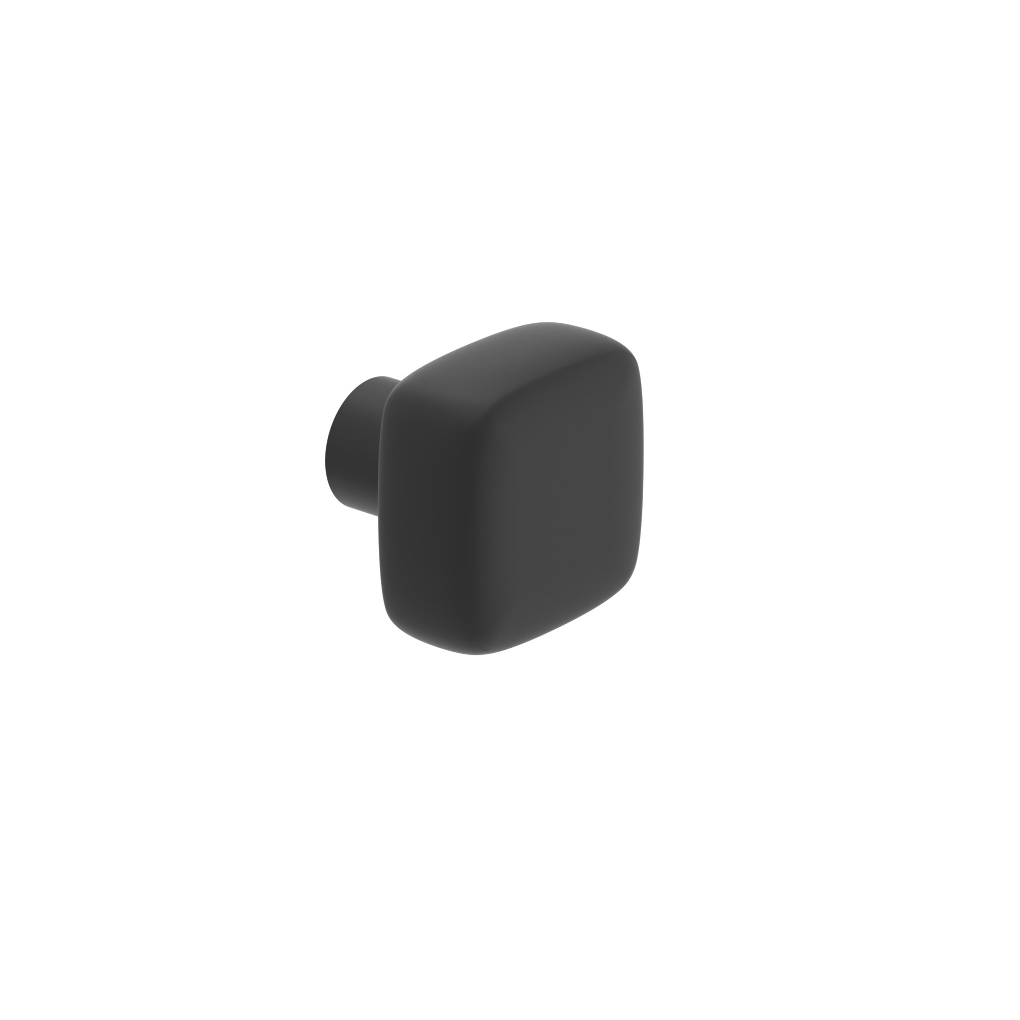 Cushion Knob Matte Black