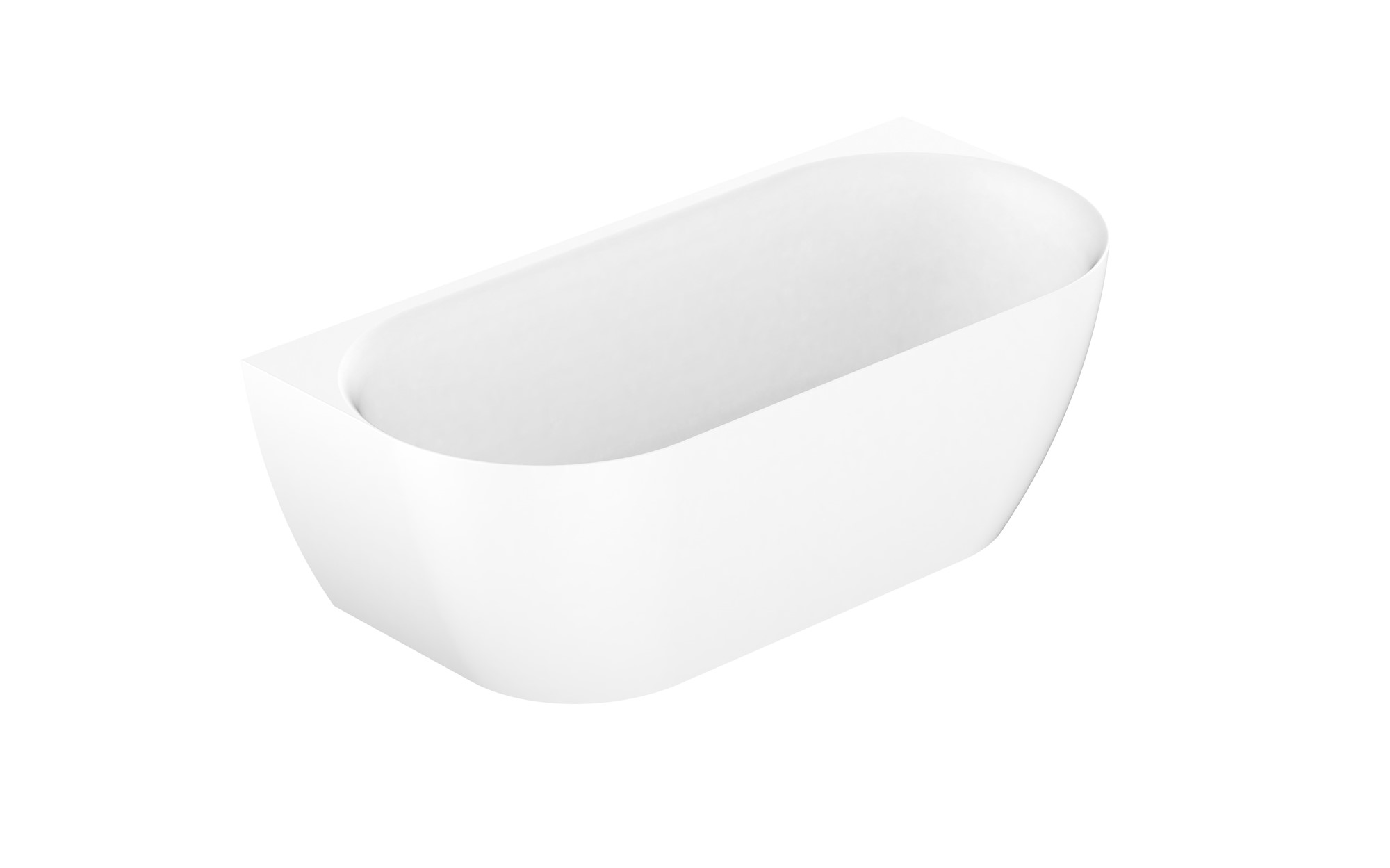 Glacier Back-To-Wall Bath 1500mm