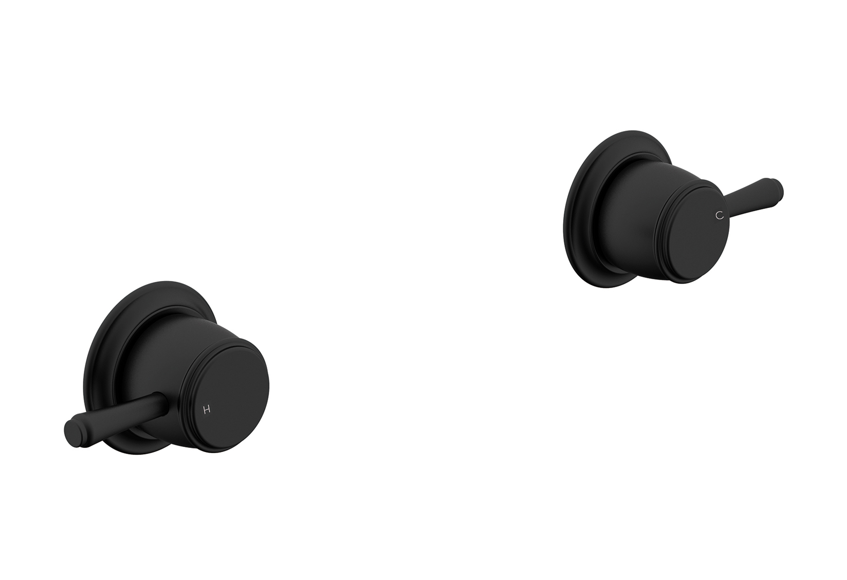 Eternal Wall Top Assembly (pr) Matte Black