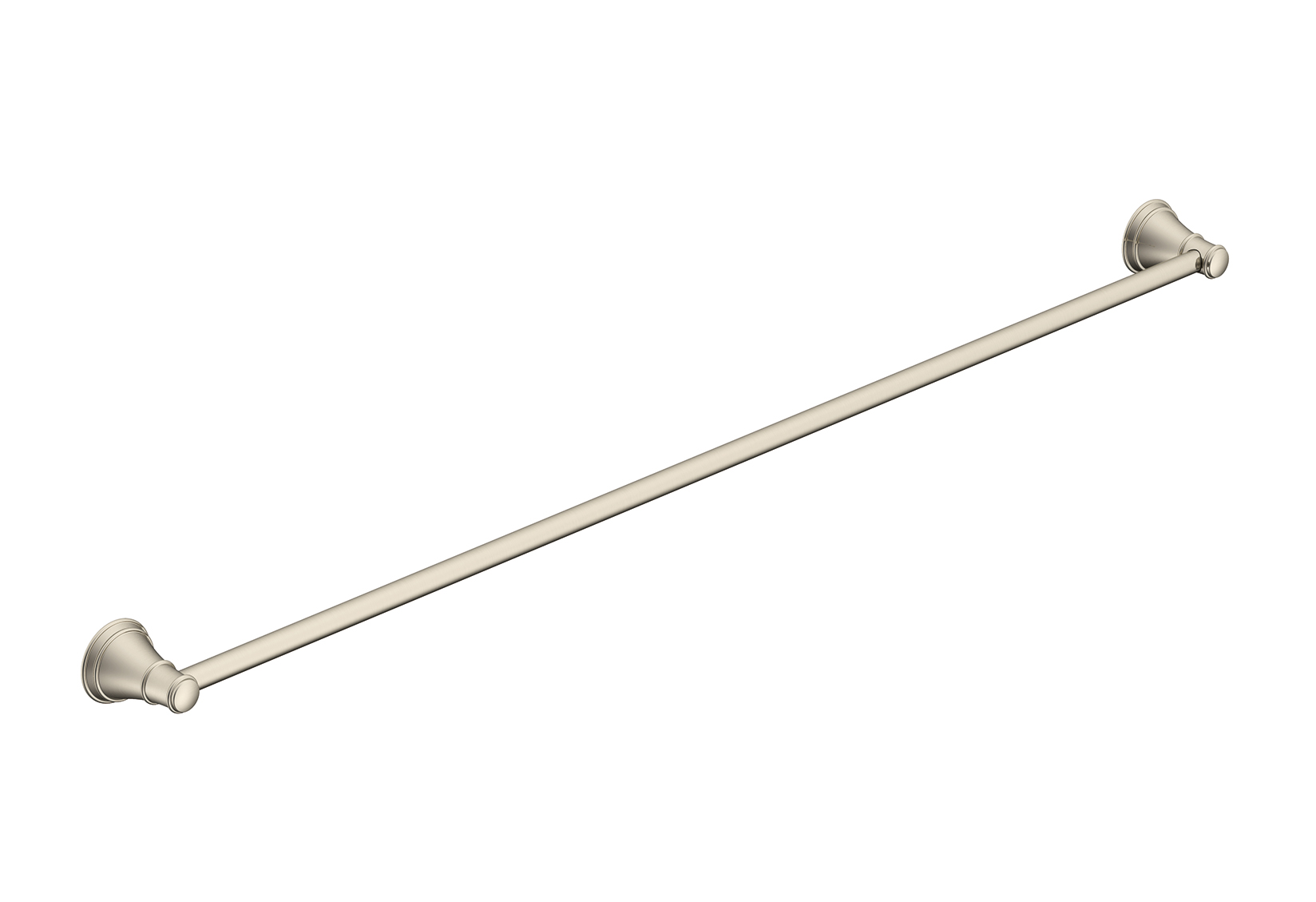 Eternal Single Towel Rail 900mm Brushed Nickel