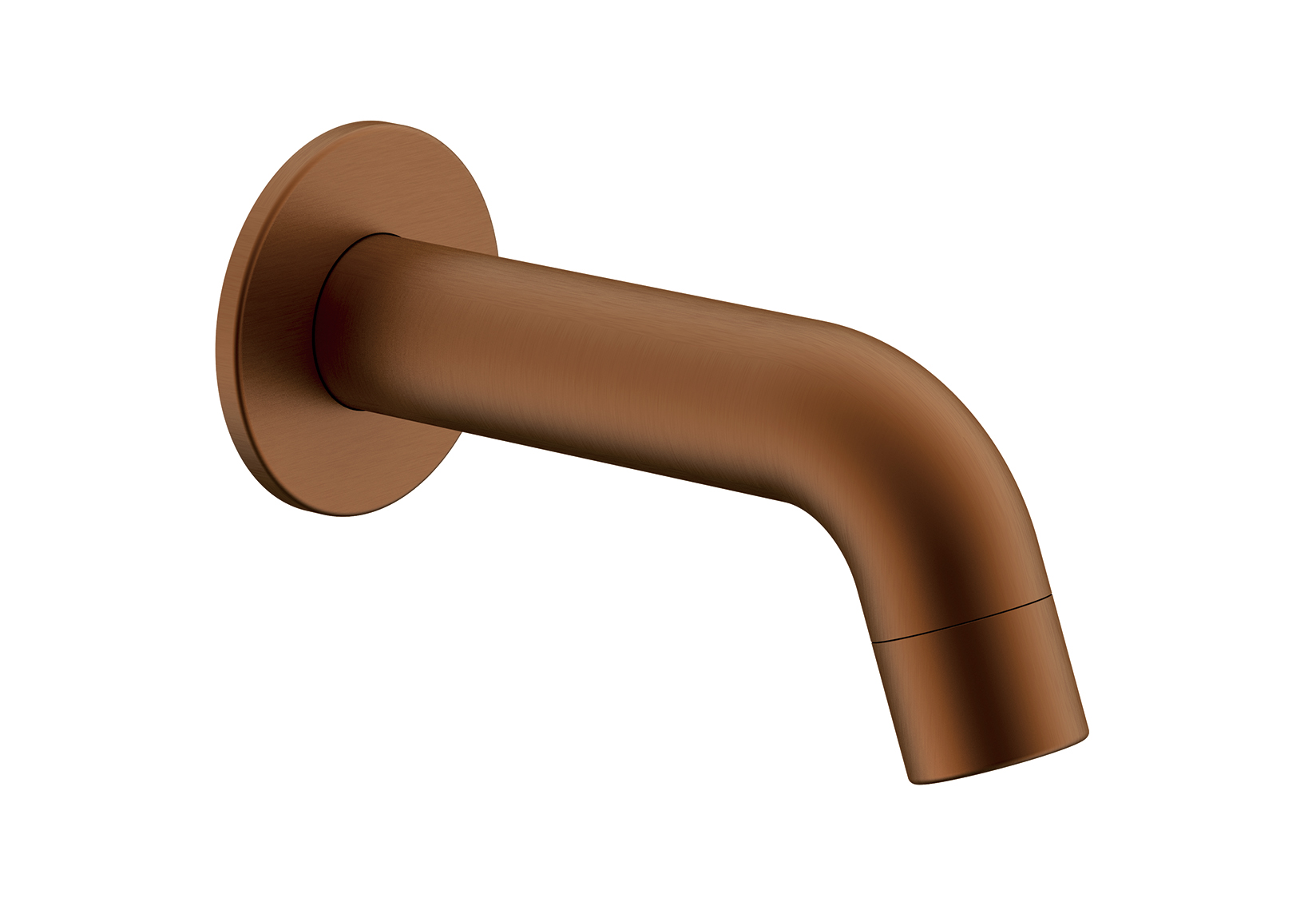Soul Mini Wall Spout Brushed Copper