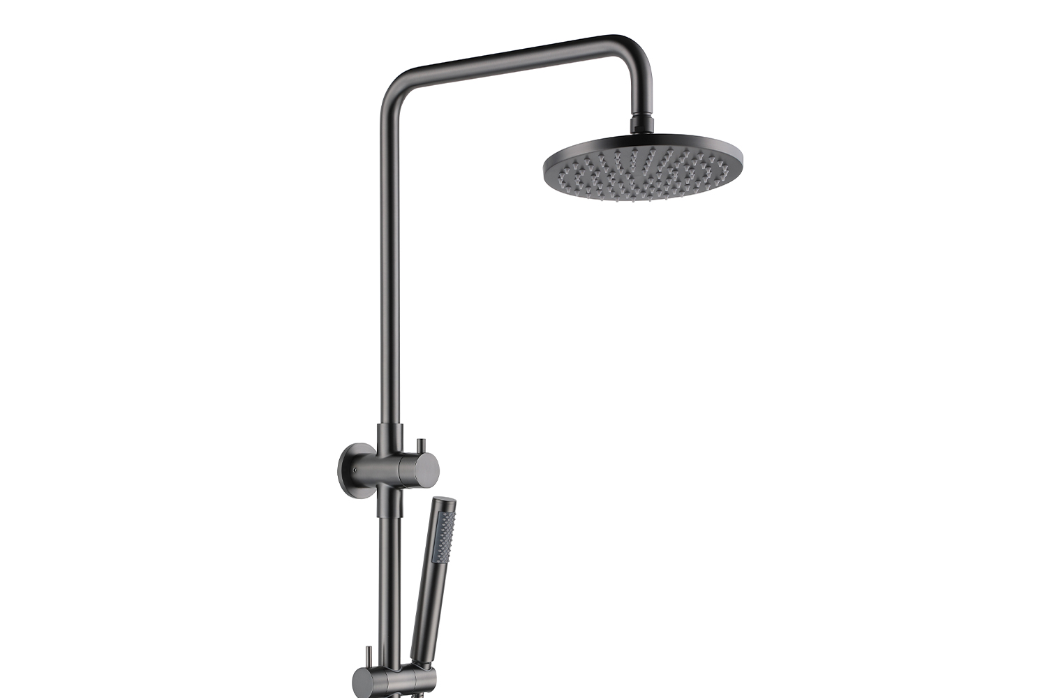 Bloom Shower Set Brushed Gunmetal