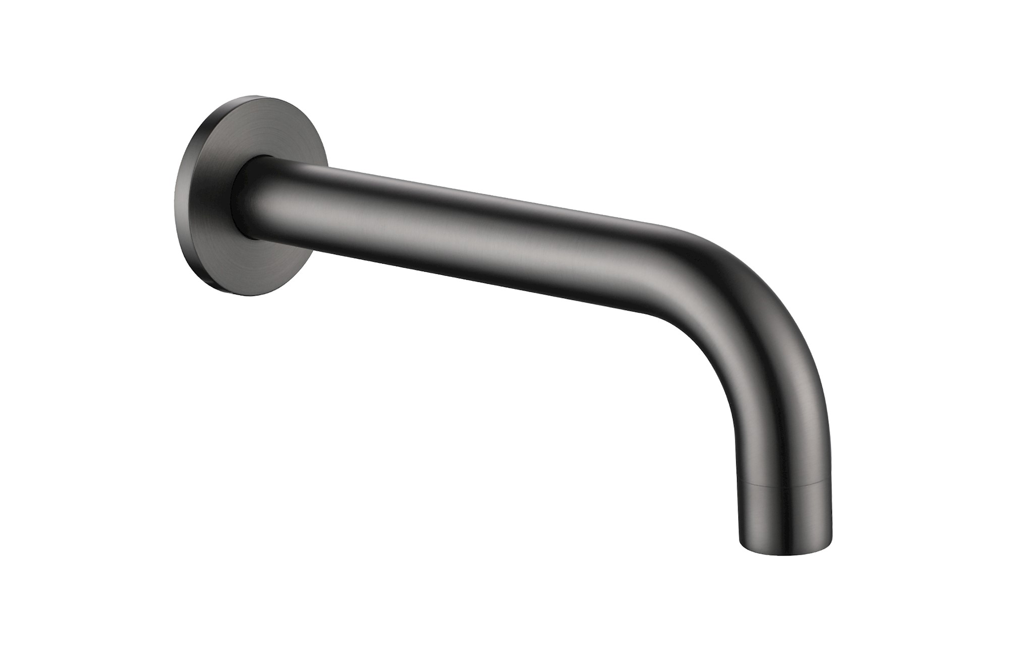 Bloom Wall Spout Brushed Gunmetal