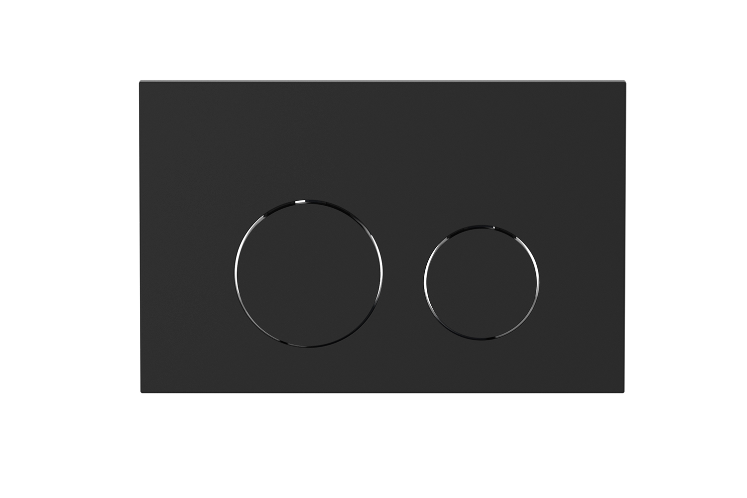 Toilet Flush Button Matte Black