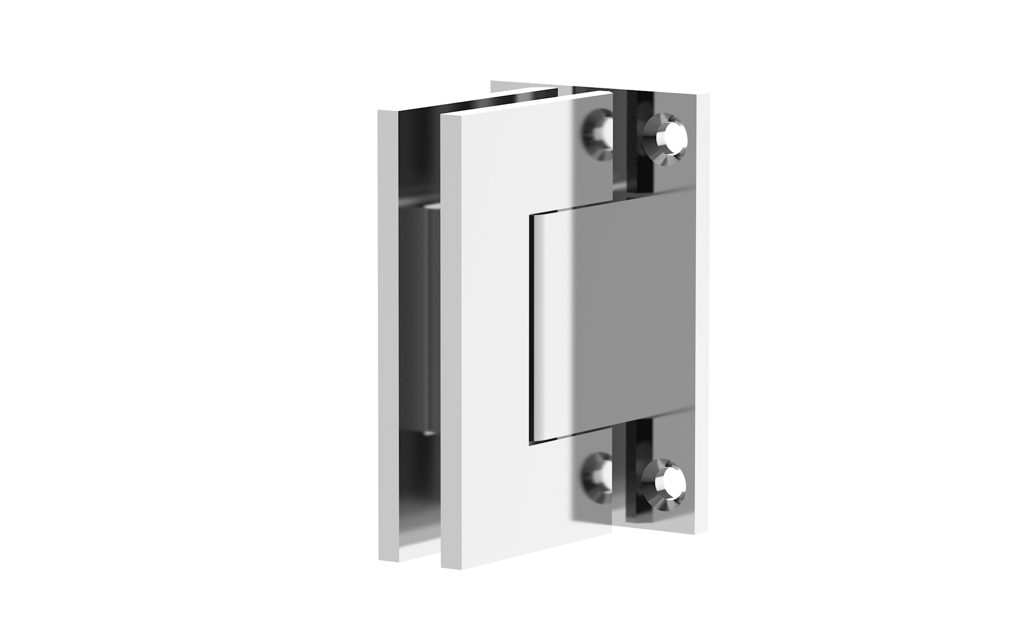 Shower Screen Hinge - Wall to Glass Chrome