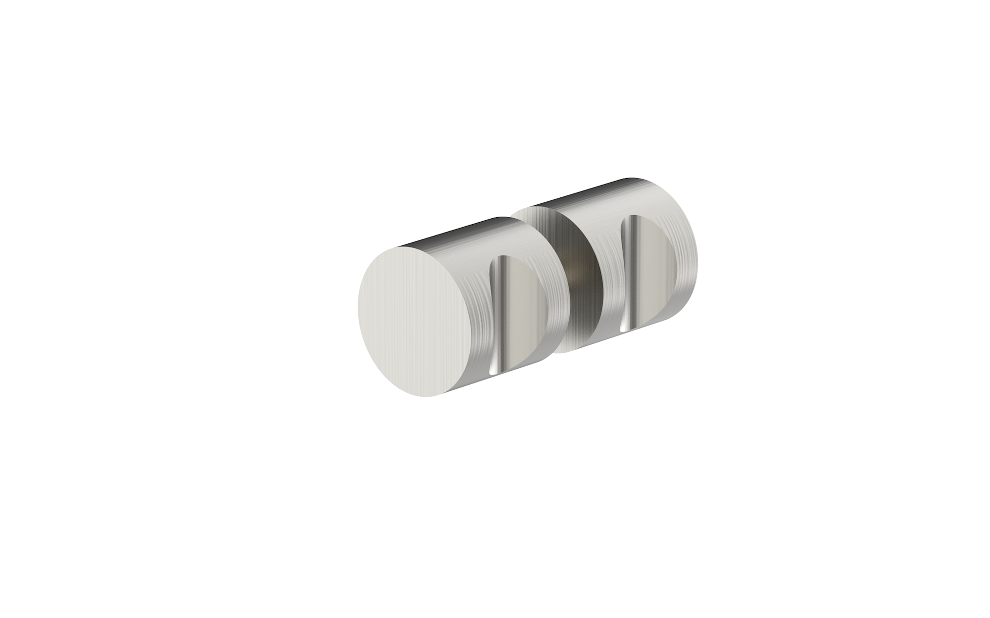Shower Screen Knob Brushed Nickel