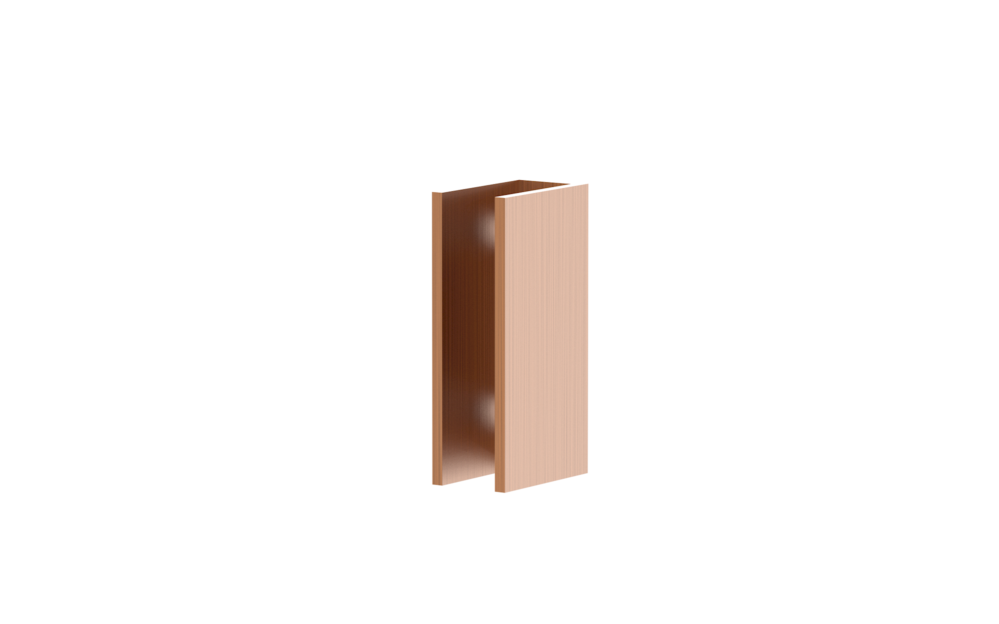 Shower Screen Bracket Brushed Copper