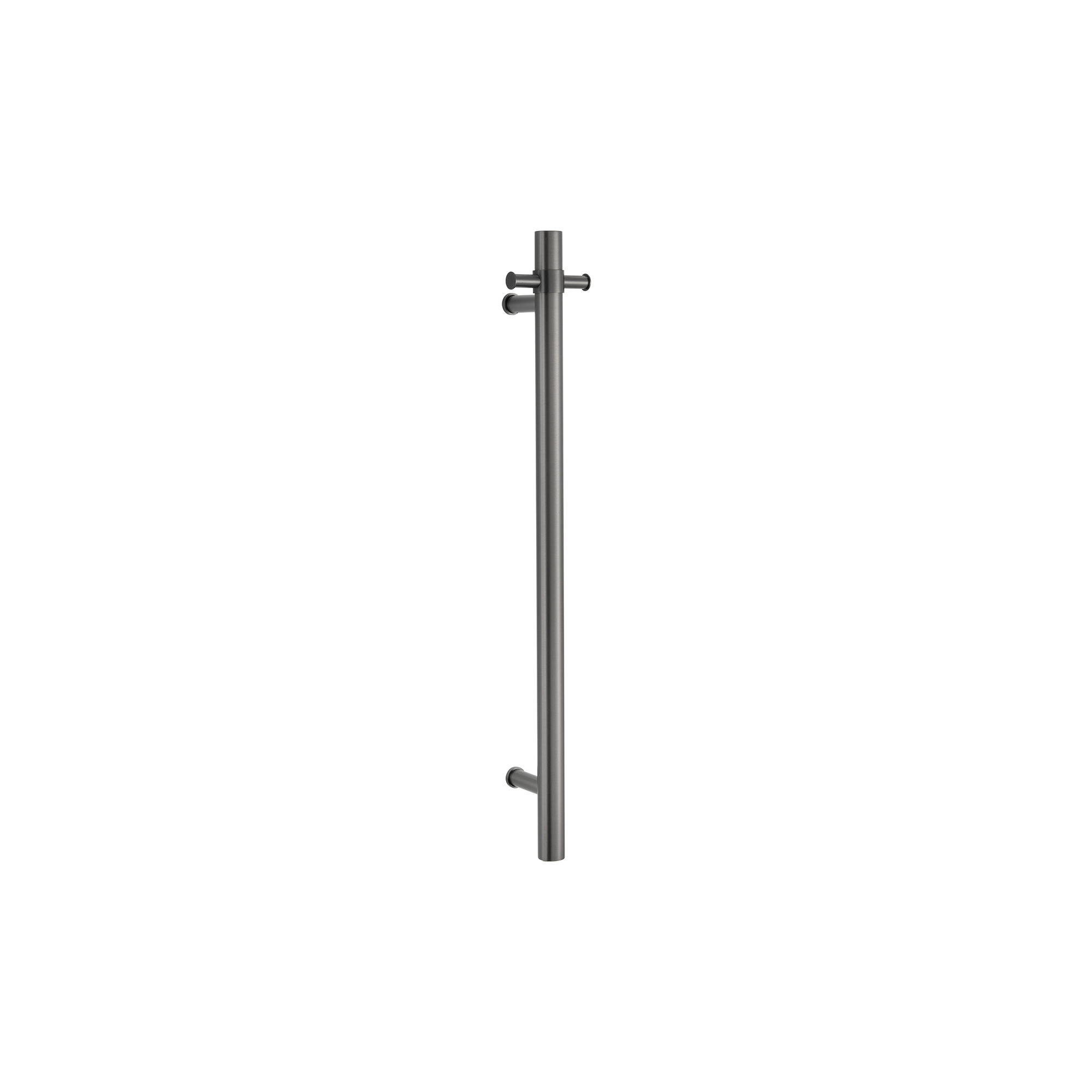 Bloom Heated Towel Rail 900mm Brushed Gunmetal