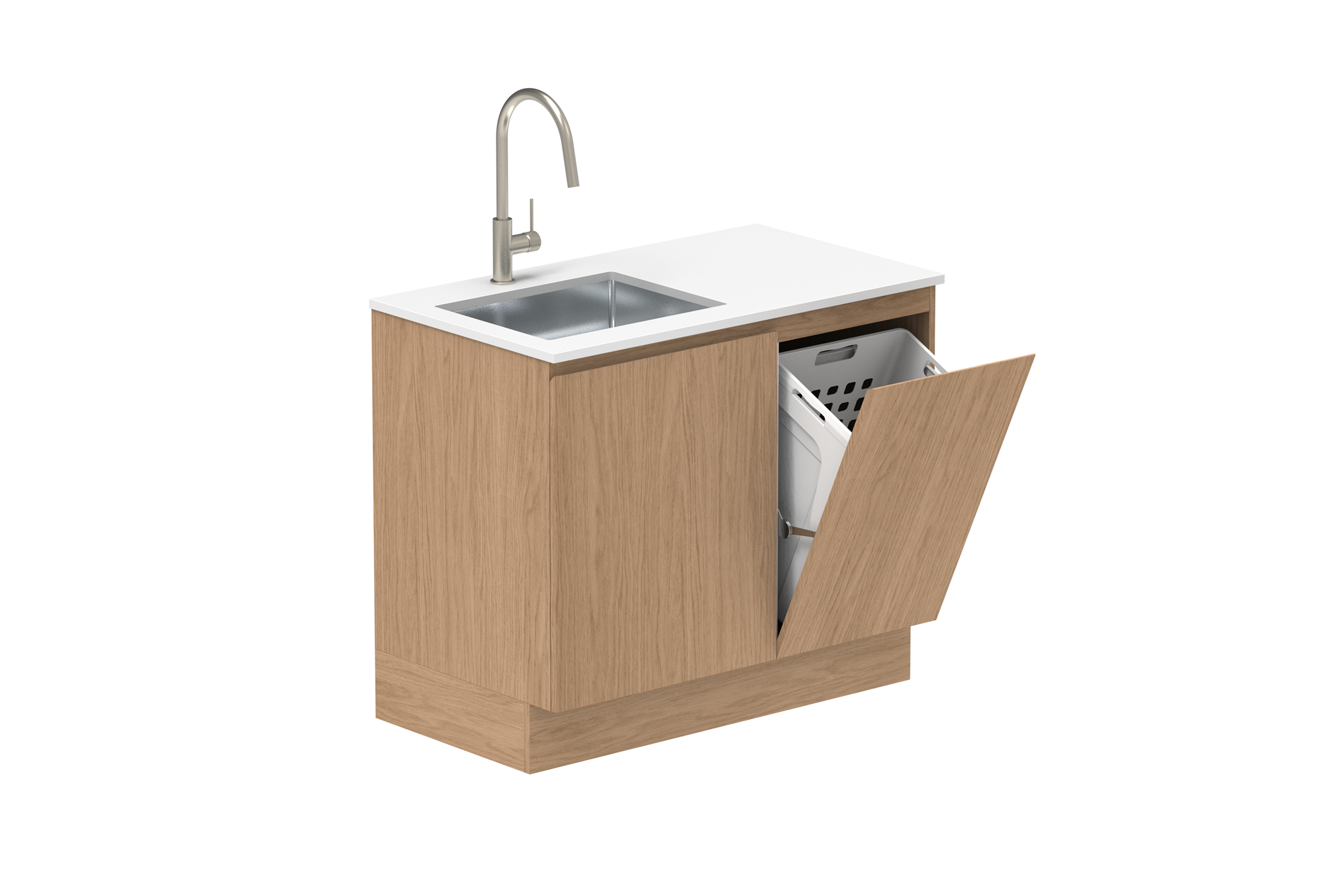 1050mm Door & Hamper Cabinet