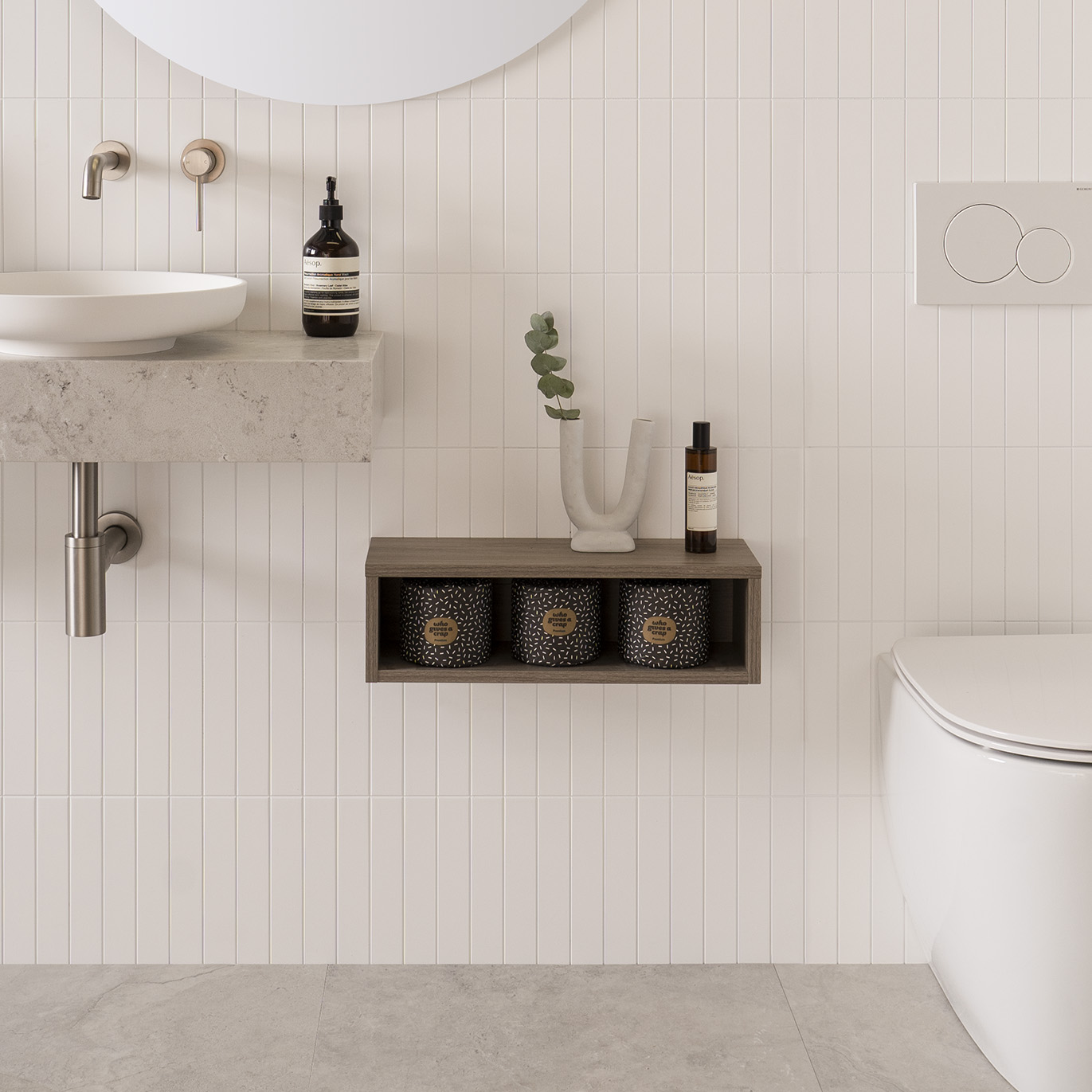 Michel Mini Tempest Taupe Front Shelf Web 1X1