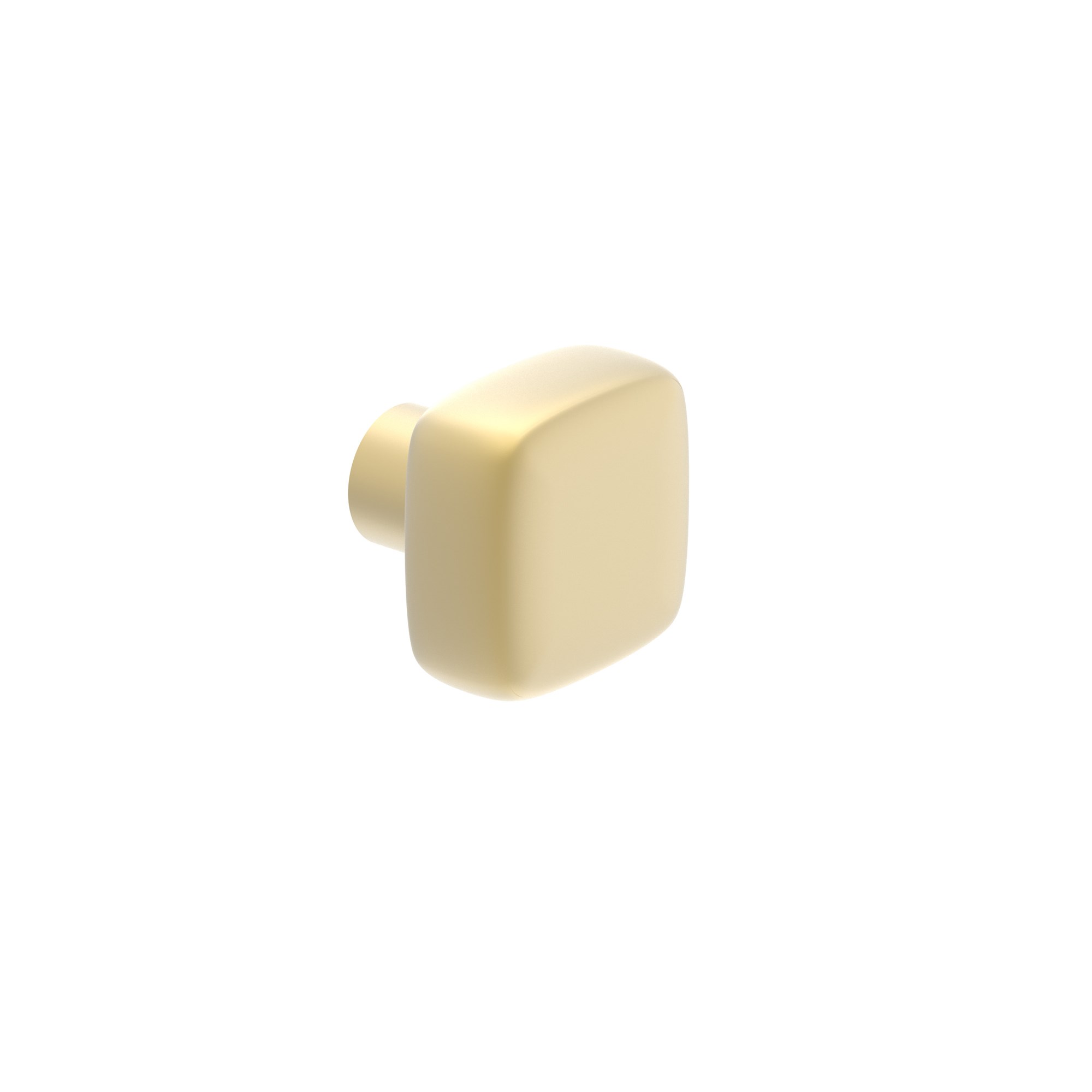 Cushion Knob Brushed Brass