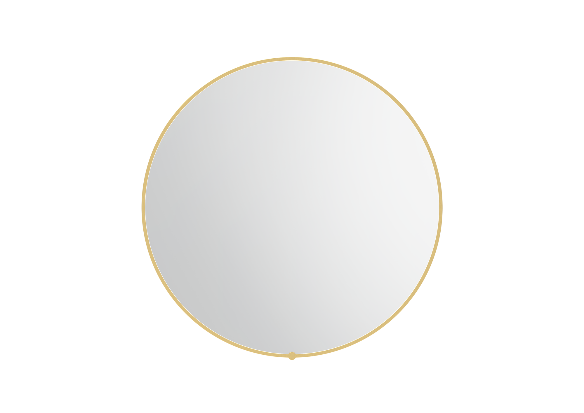 Sera Round Brushed Gold