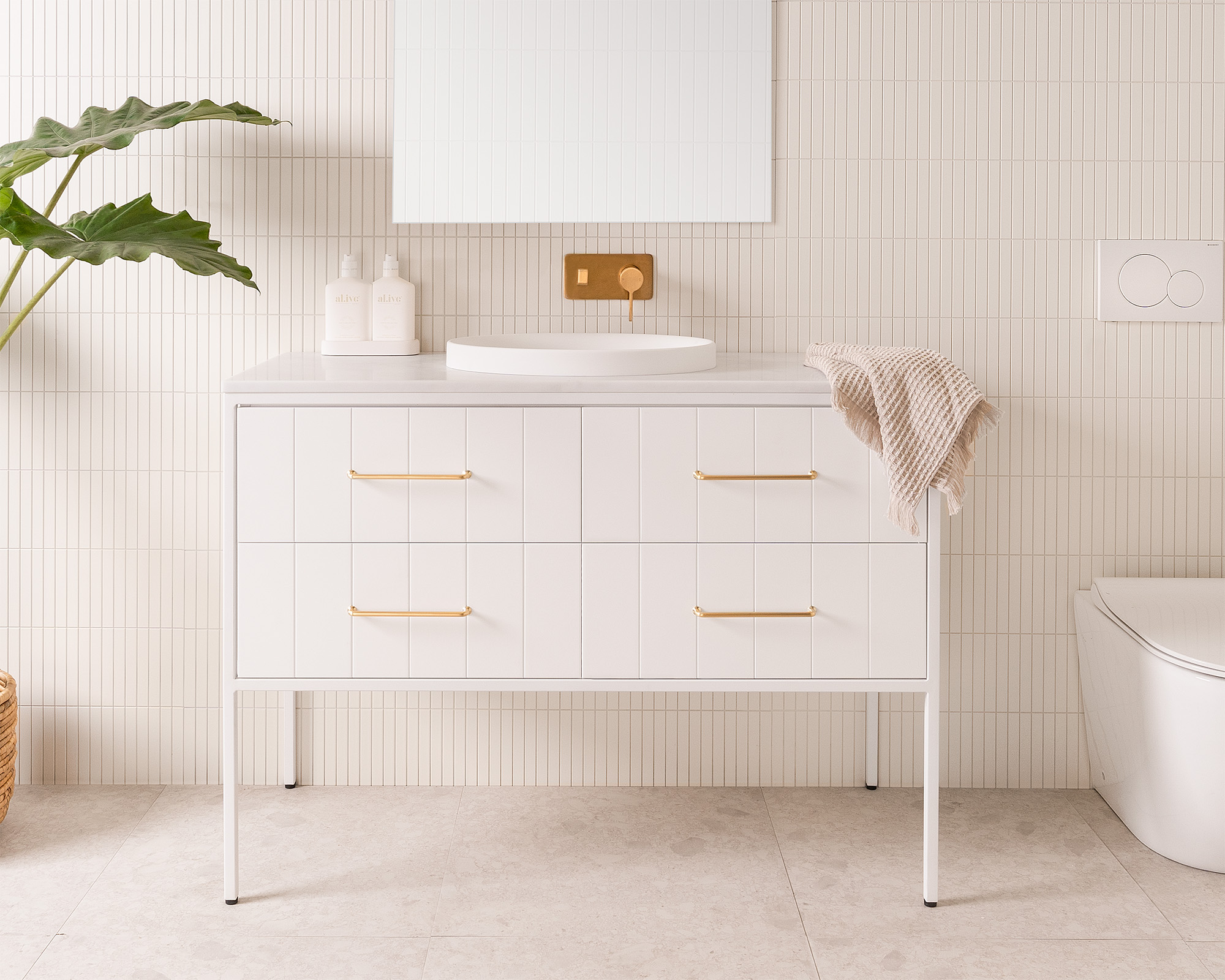 Ivy All Drawer 1200 Centre Matte White Front 5X4 Web