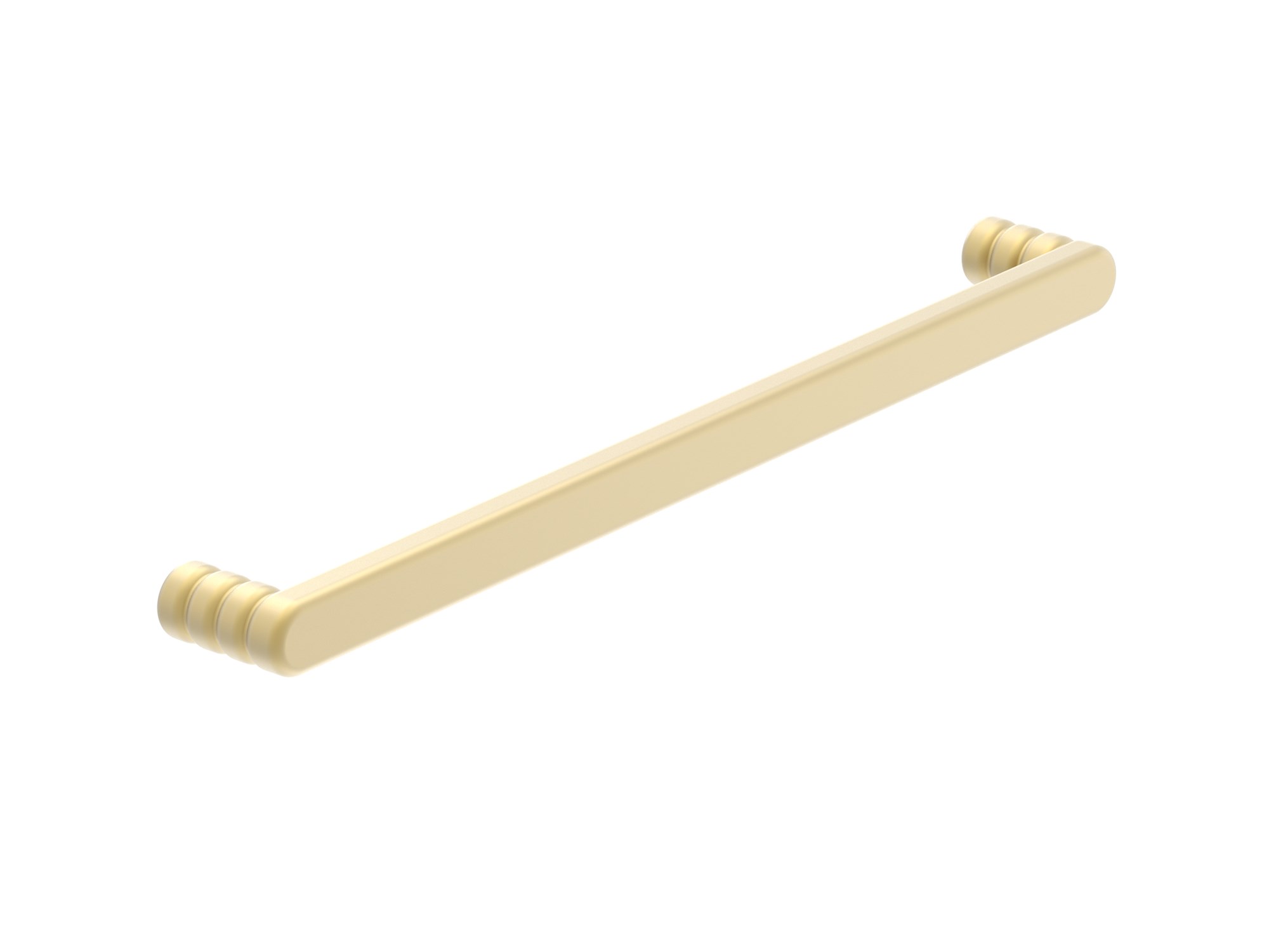 Ripple Handle Brushed Brass