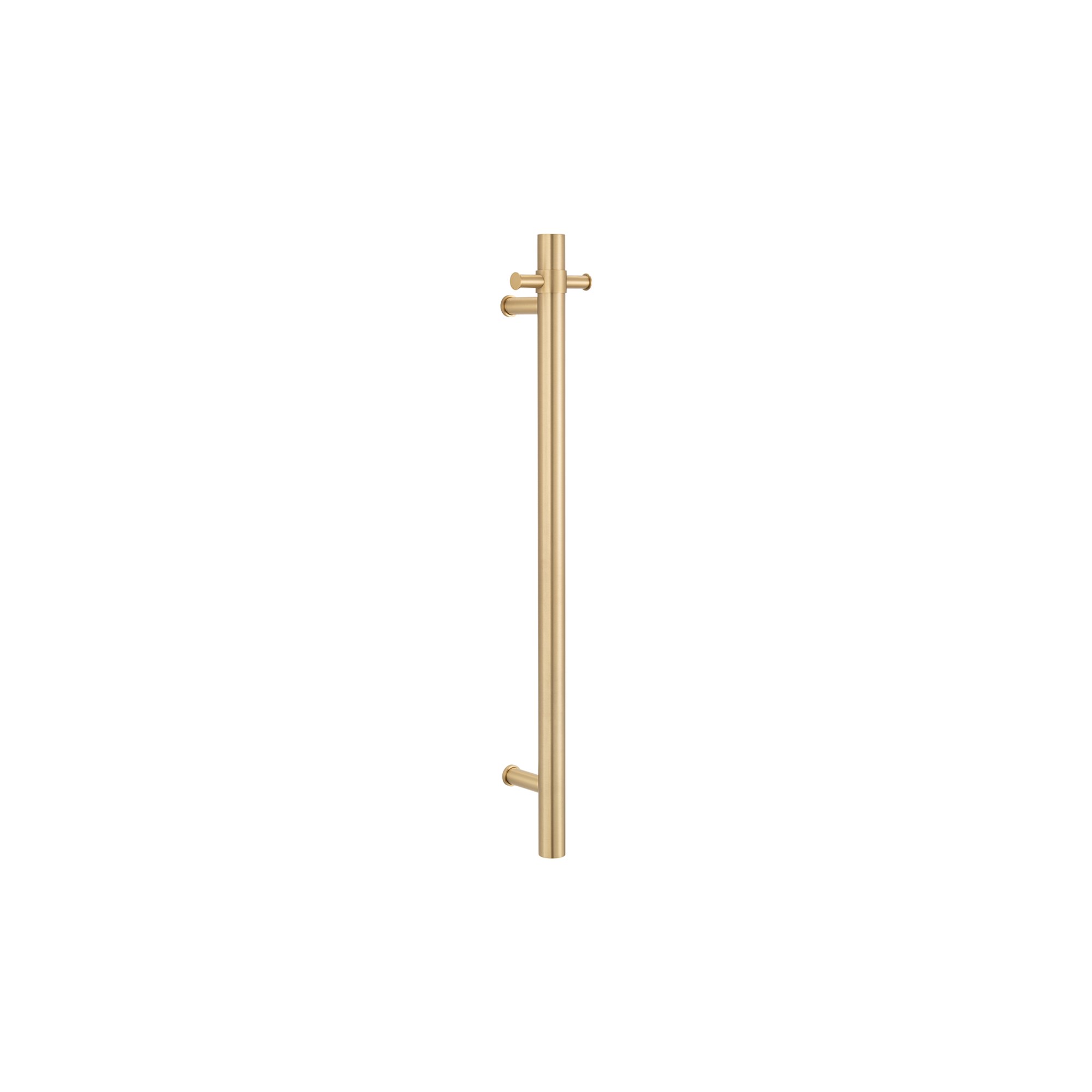 Bloom Heated Towel Rail 900mm Light Brushed Brass