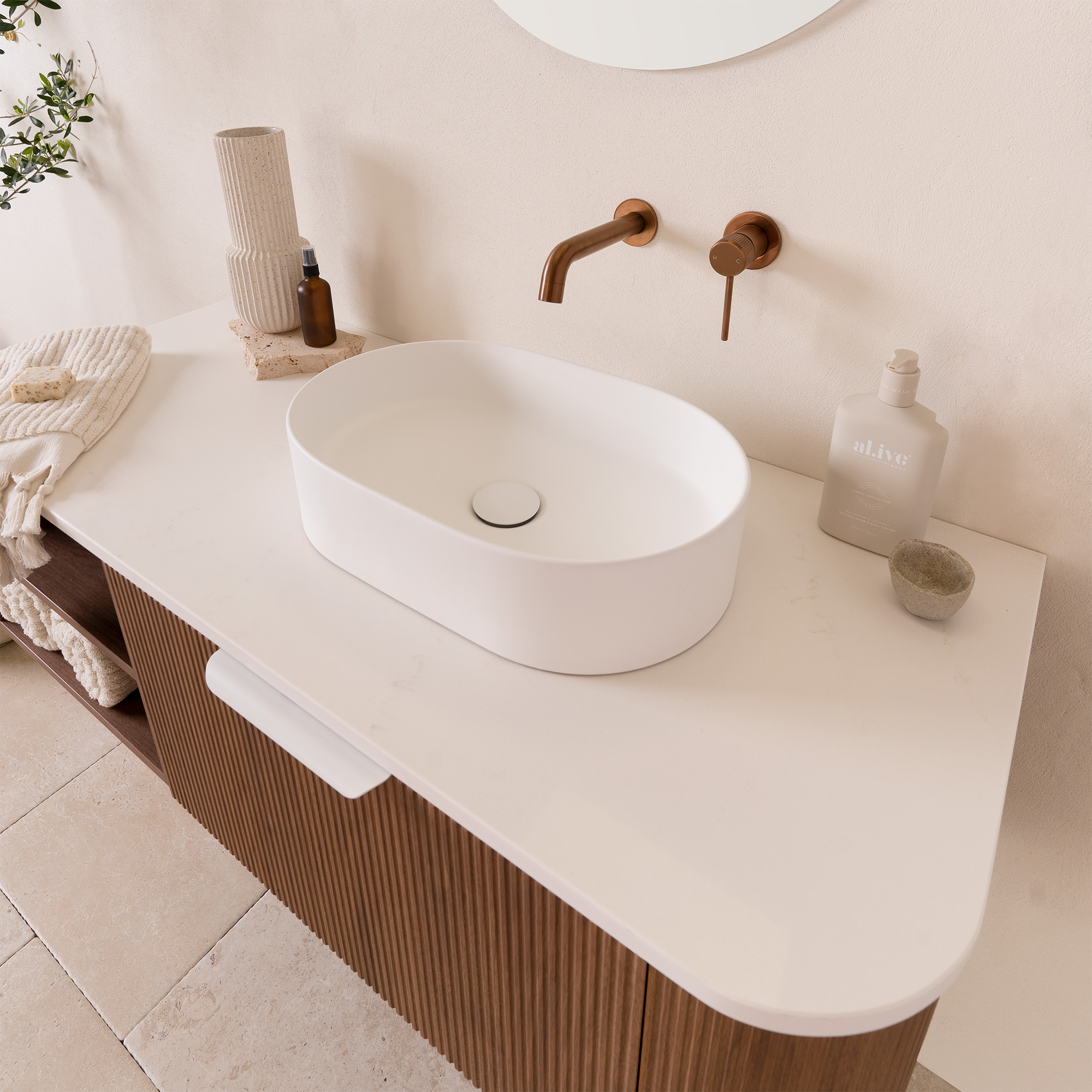 Waverley Moduler Florentine Walnut Patty Basin 2 1X1 Web